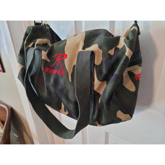 Rothco Tactical Shoulder Bag Canvas Gym Camo Duffle Carry Tote Gun Range - Picture 10 of 10